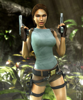 Lara Croft: still shooting stuff for SCi.