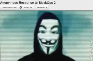 Anonymous Jumps on the Activision Blops II Bandwagon