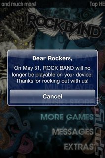 Rock Band Sings "EA Back Pedal Blues" for Apple iOS