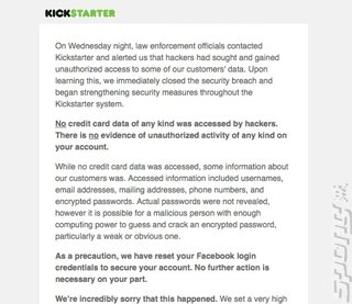 Kickstarter Hacked - You Need to Take Action