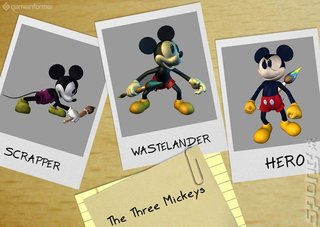 The three degrees of Mickey.