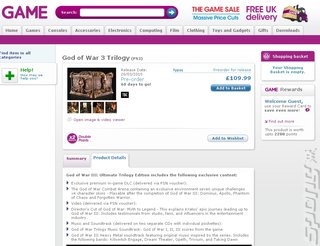 God of War Ultimate Trilogy Price Stunner