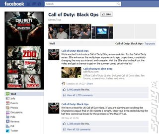 More Time Spent on Black Ops than Facebook says Activision Exec