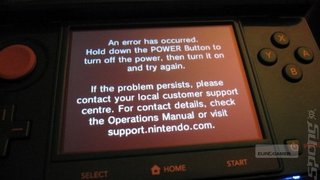 Nintendo 3DS Experiencing 'Black Screen' Error Messages