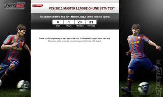 PES 2011 Master League Beta Kicks Off Today