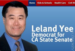 Californian State Senator Leland Yee, main supporter of the bill.