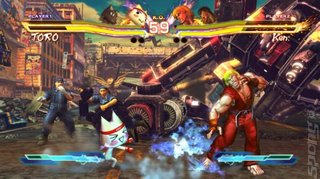 Street Fighter X Tekken Gets 4-Player Fights, Sony Mascots