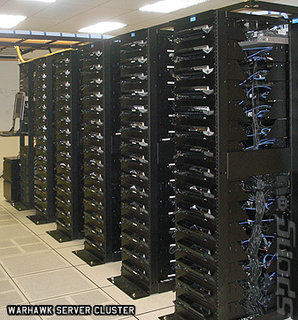 One of the many server 'clusters'
