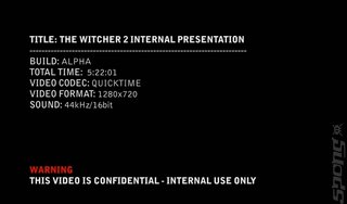 Witcher 2: Apparent 'Internal Trailer' Leaked