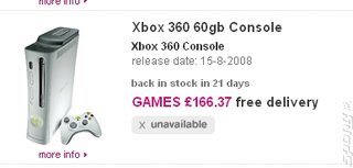 Confusion Hits Xbox 360 60 Availability