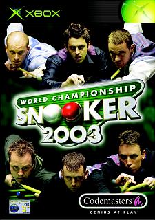 Codemasters cues up World Championship Snooker 2003 for PlayStation 2 and Xbox