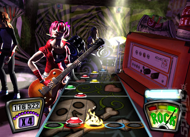 Screen from Guitar Hero II