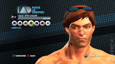 Saints Row: The Third - character building stuff.