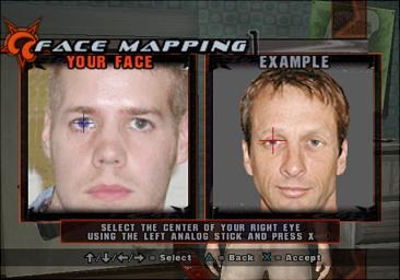 Tony Hawk 5 shows facial-mapping EyeToy link of justice!