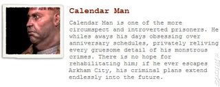 Arkham City's Calendar Man is, in Fact, A Chubster