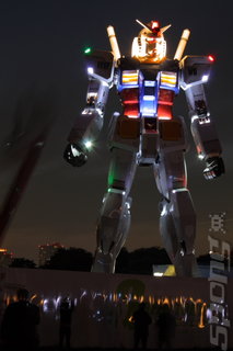 Awesome Tokyo Gundam at Night