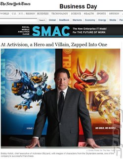 Bobby Kotick Hits Out at Critics - Says They are "A Small Number"