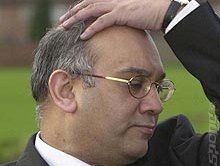 Keith Vaz attempts to keep bad thoughts escaping.