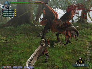 The PC version of Monster Hunter Frontier.