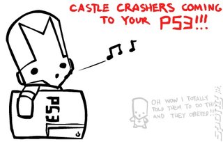 Castle Crashers Bumping Into PS3