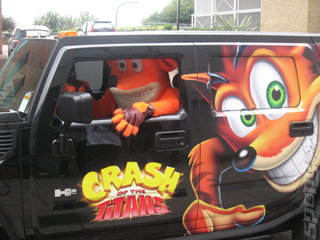 Crash Bandicoot Spotted In Hummer in Soho – Picture Evidence