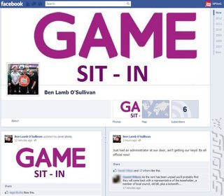 GAME Store Sit-In as Administrator Knocks