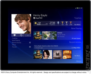 PS4 - The User Interface on Show 