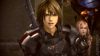 Dress Up as Commander Shepard in Final Fantasy XIII-2