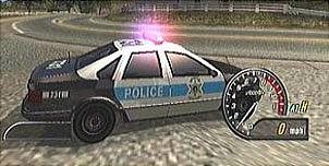 It's the bobbies, in Acclaim's wonderful Burnout 2 - will the force be with Emergency Mayhem?