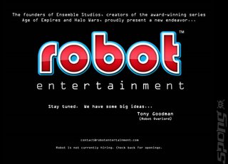 Ensemble Studios does the Robot