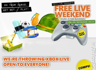 Free Xbox Live Gold for One Weekend - This Weekend