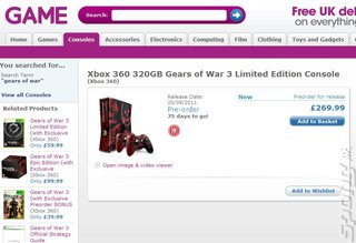 GAME Gets Gears of War 3 Console Exclusive