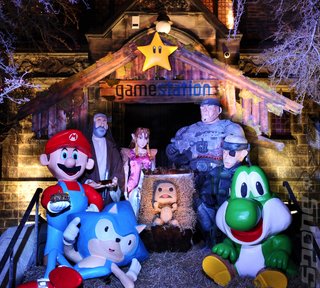 Gamestation Recreates Nativity with Game Characters