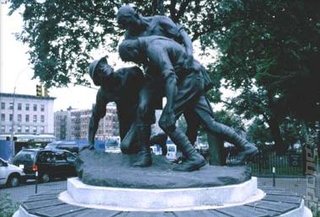 War Memorial in Washington Heights.