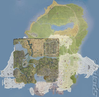 gta 4 vs gta 5 map