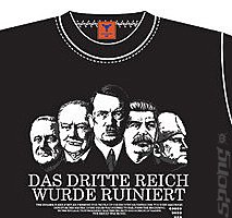 Hitler on SEGA Promo T-shirts 