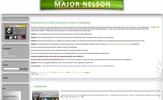 Major Nelson's Xbox Live Yo-Yo Woes