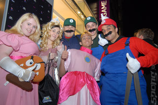 Mario Launch Pics: Bigger Than Paris Hilton, Barbie And Britney