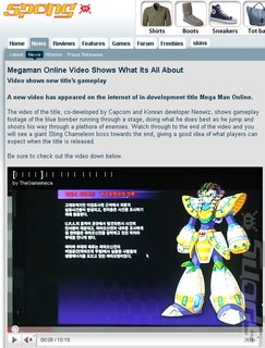 Megaman Online Video Shows What Its All About