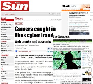 Murdoch Media Misreports Xbox Live "Hack" - Other Media Follows