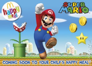 Nintendo Licenses Mario to Sell McDonalds Happy Meals