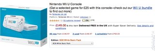 Now Amazon Sells Wii U Basic for £149
