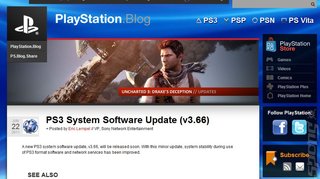 PlayStation3 Firmware Update 3.66 Arrives