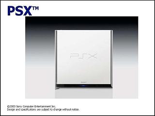 PSX details: Hard drive, Memory Stick, DVD burn and more