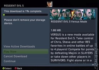 Resident Evil 5 Versus Mode Outrage