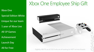 Rumour: Microsoft Employees Getting White Xbox One