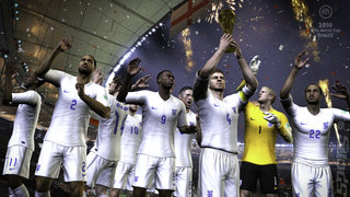 Steven Gerrard Lifts World Cup On St. George's Day ...In EA Sports 2014 Fifa World Cup Brazil