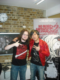 Svend SPOnG with SUDA51. Rock on, dudes.