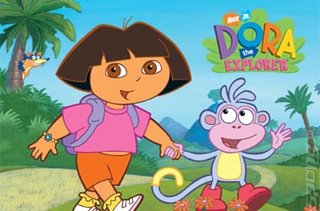 Dora, with suspicious looking back-pack, tries not to get shot on the London underground by mistake.