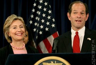 Senator Clinton and ex-NY Governor, Eliot Spitzer.